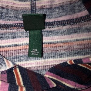 Cropped sweater shirt